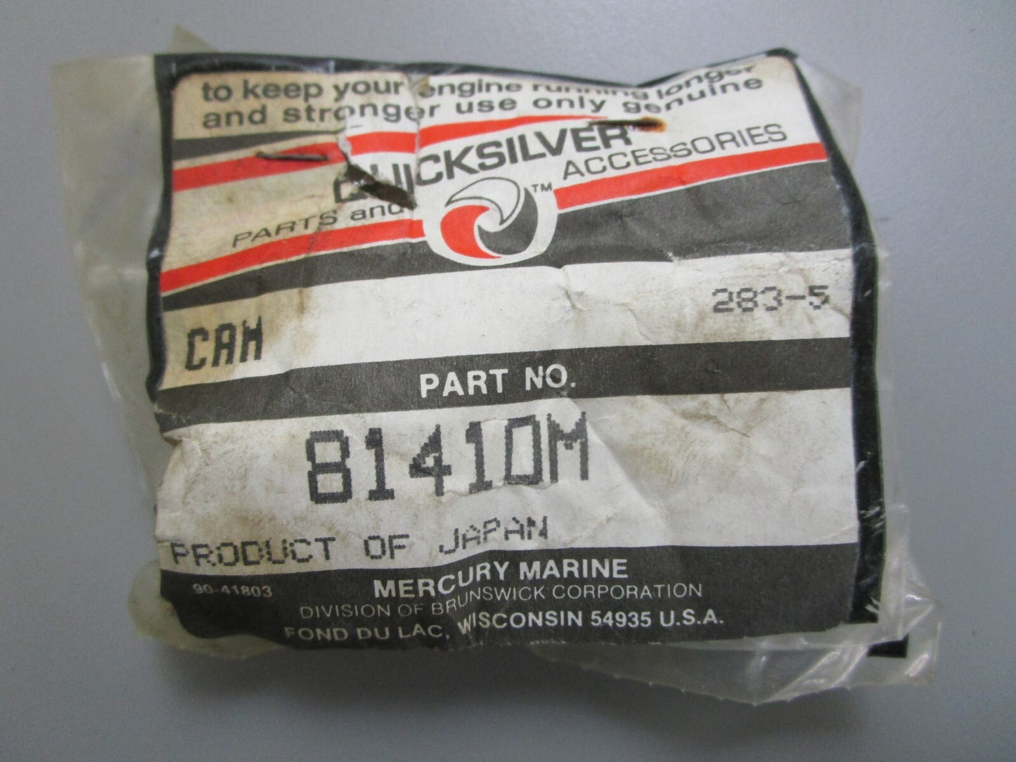 *NEW OEM* 0750 Mercury Quicksilver CAM 81410M