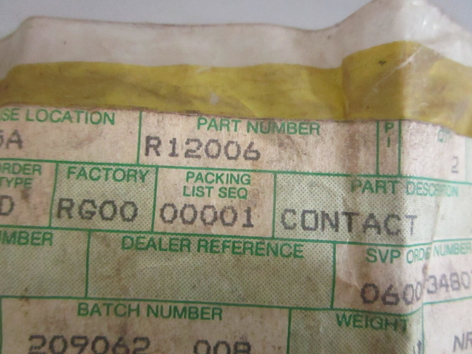 *NEW OEM* 0820 John Deere Breaker Point R12006