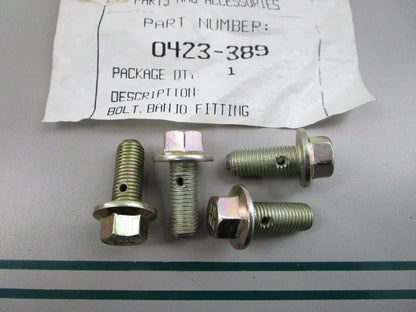 NEW OEM (LOT OF 4) 0423-389 Arctic Cat Banjo Fitting Bolt 0810