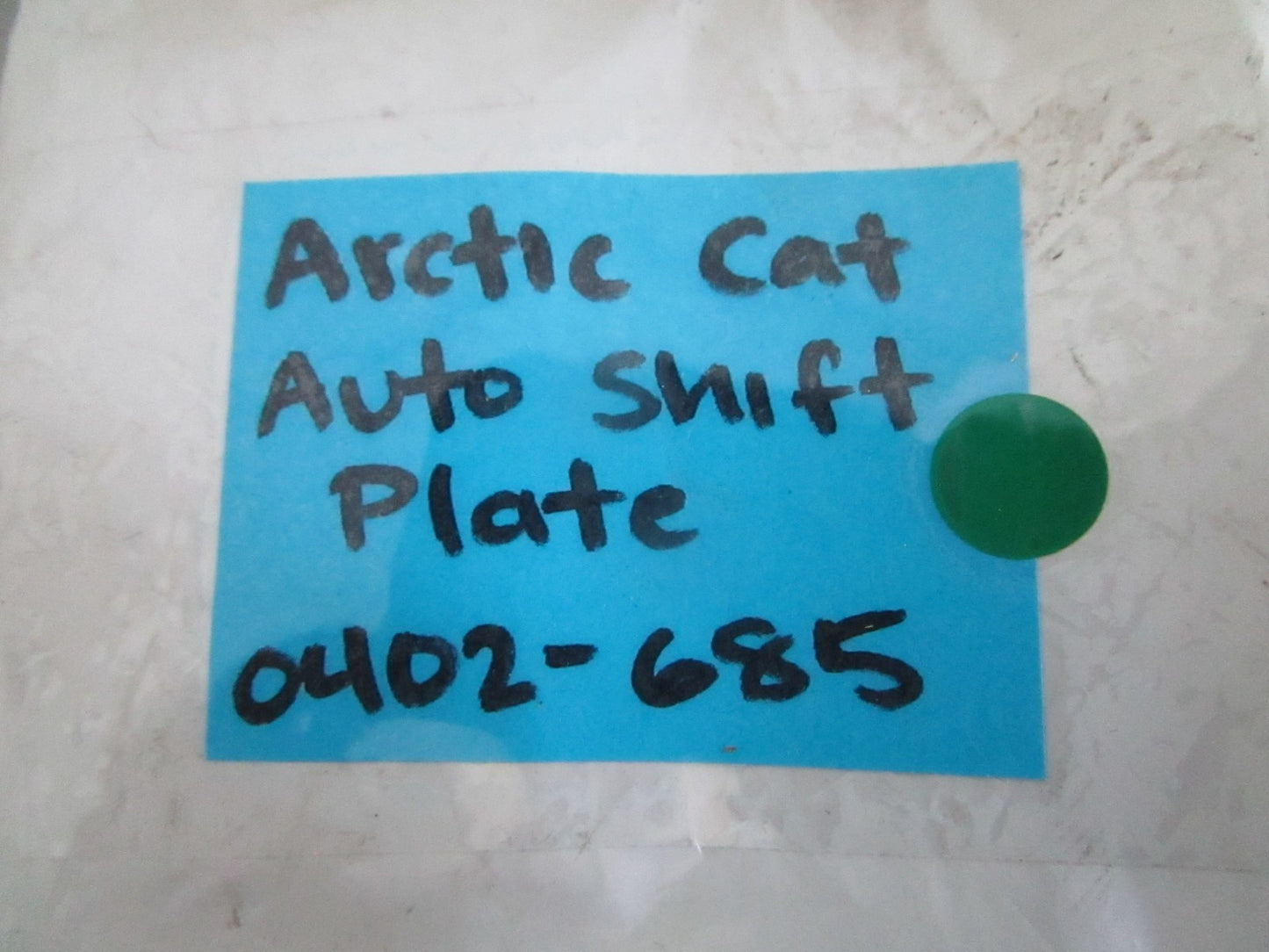 NEW OEM 0402-685 Arctic Cat Auto Shift Plate 0820