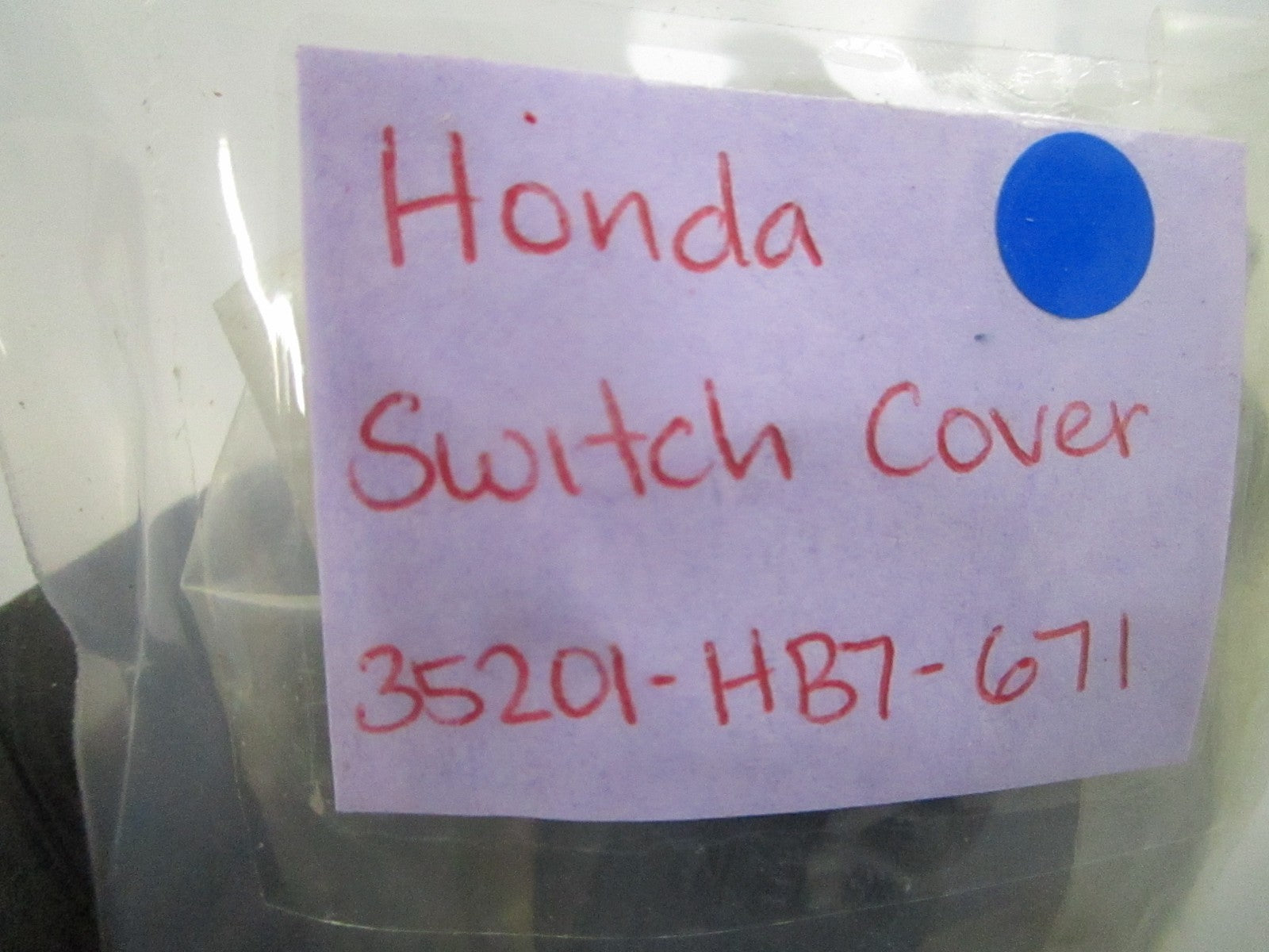 *NEW OEM* 0810 Honda Switch Cover 35201-HB7-671