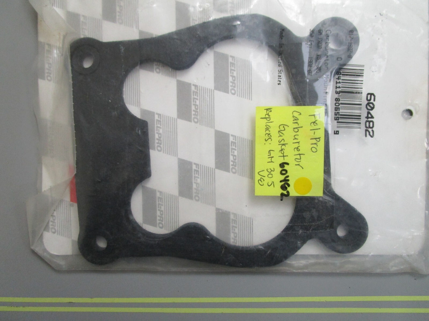 *NEW* 0810 Fel-Pro Carburetor Gasket 60482 Replaces: GM 305 V8