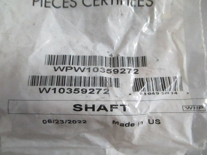NEW OEM W10359272 WPW10359272 Whirlpool Shaft 0820