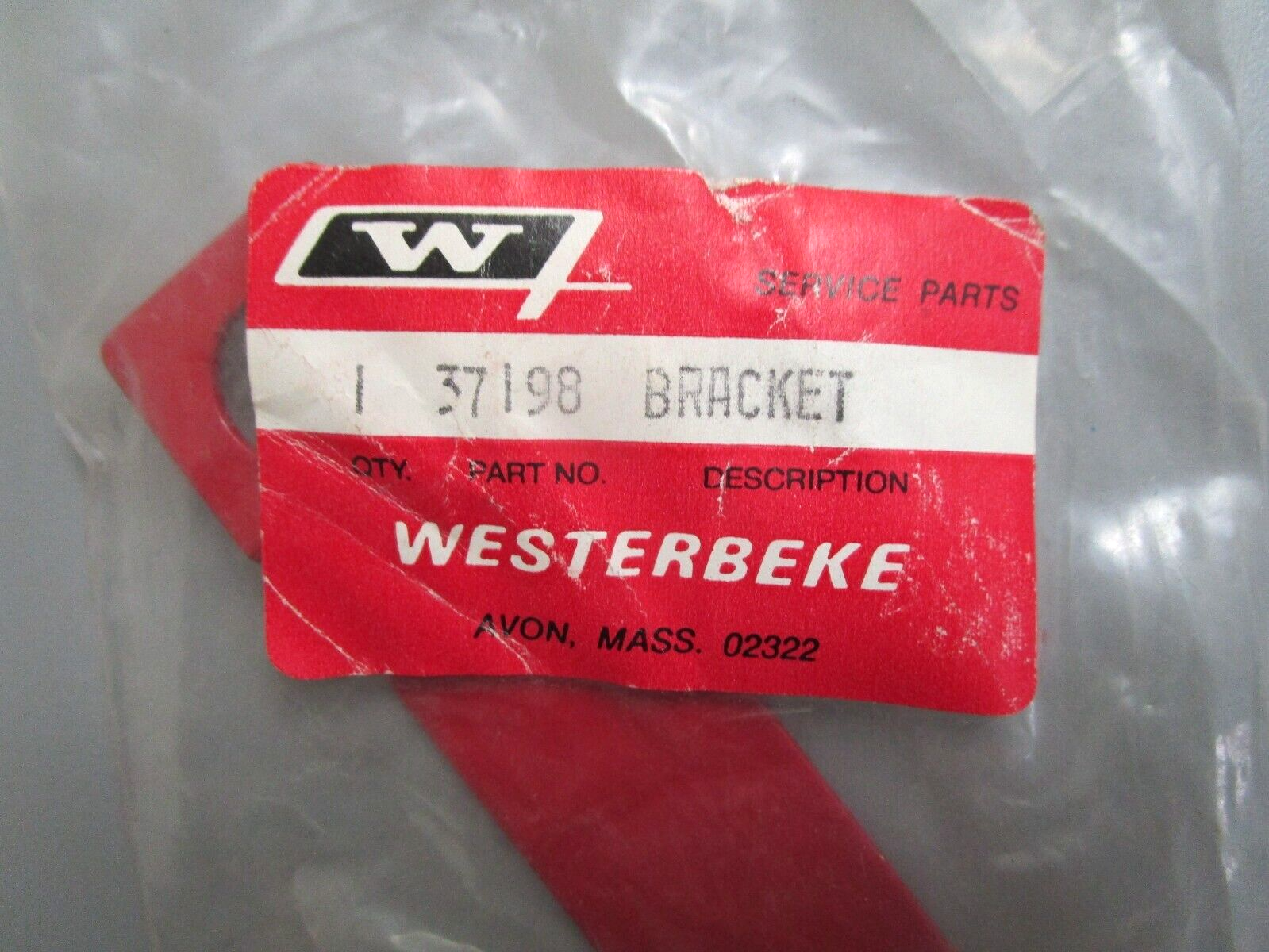 *NEW* 0750 Westerbeke BRACKET 37198