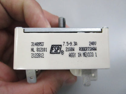 Whirlpool NEW OEM Range Infinite Switch 8" WP3148953 NOS 0810