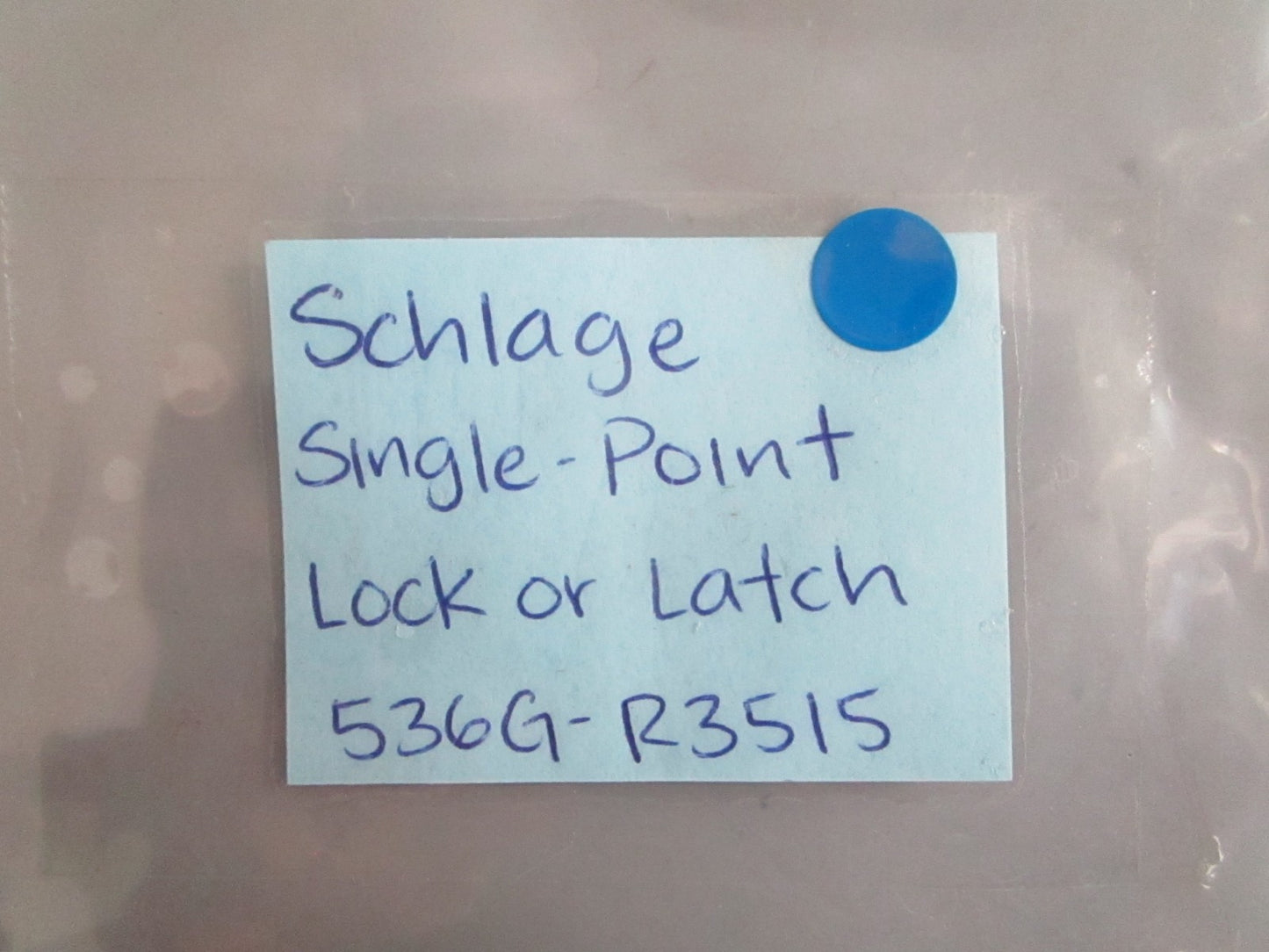 NEW OEM 536G-R3515 Schlage Single-Point Lock or Latch 0820