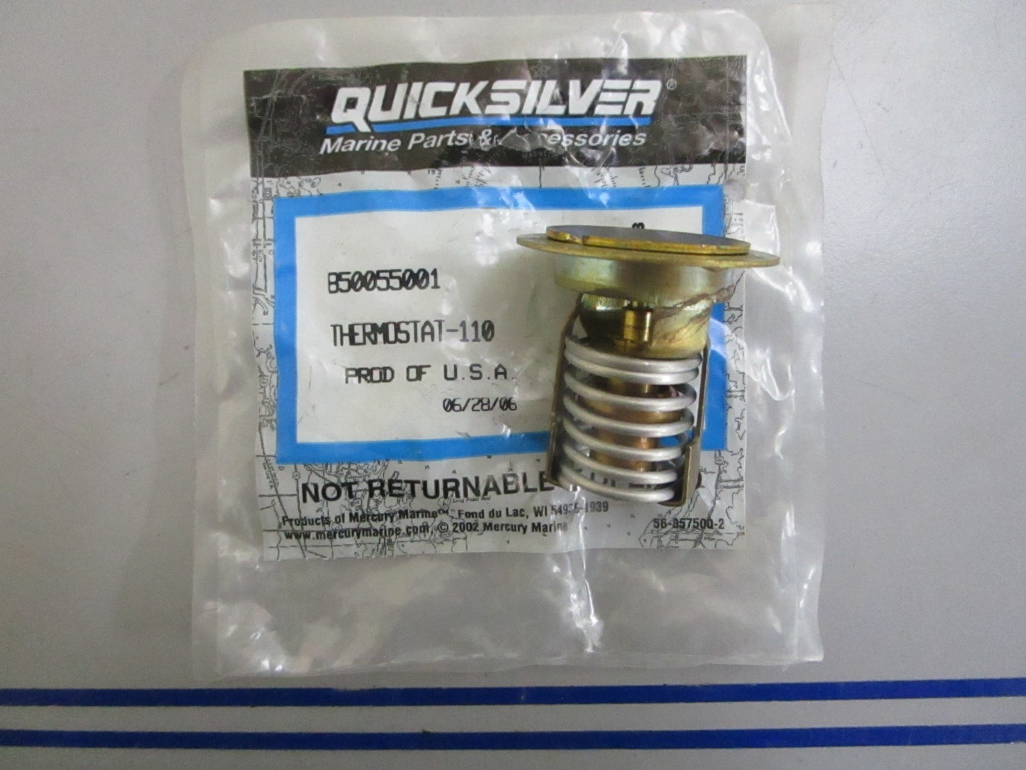 *NEW OEM* 0820 Mercury Quicksilver 110 Thermostat 850055001