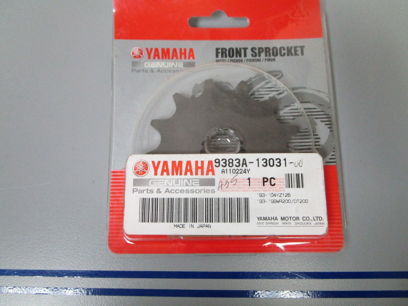 NEW OEM 9383A-13031-00 Yamaha 13T Front Sprocket 0720
