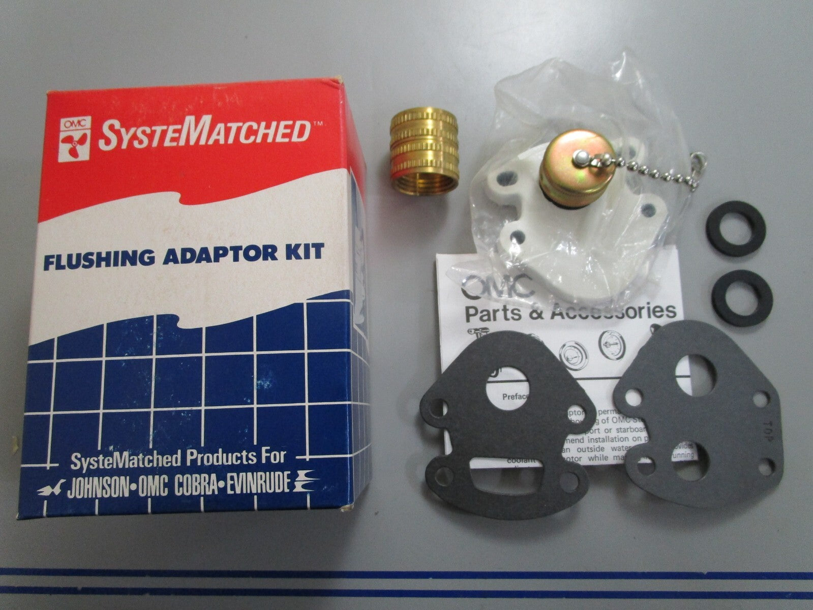 *NEW OEM* 0820 OMC Johnson Evinrude Flush Adaptor Kit Ay 172367 0172367