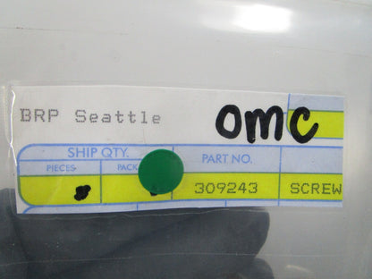 NEW OEM (LOT OF 3) 309243 0309243 OMC Johnson Evinrude Screw 0810