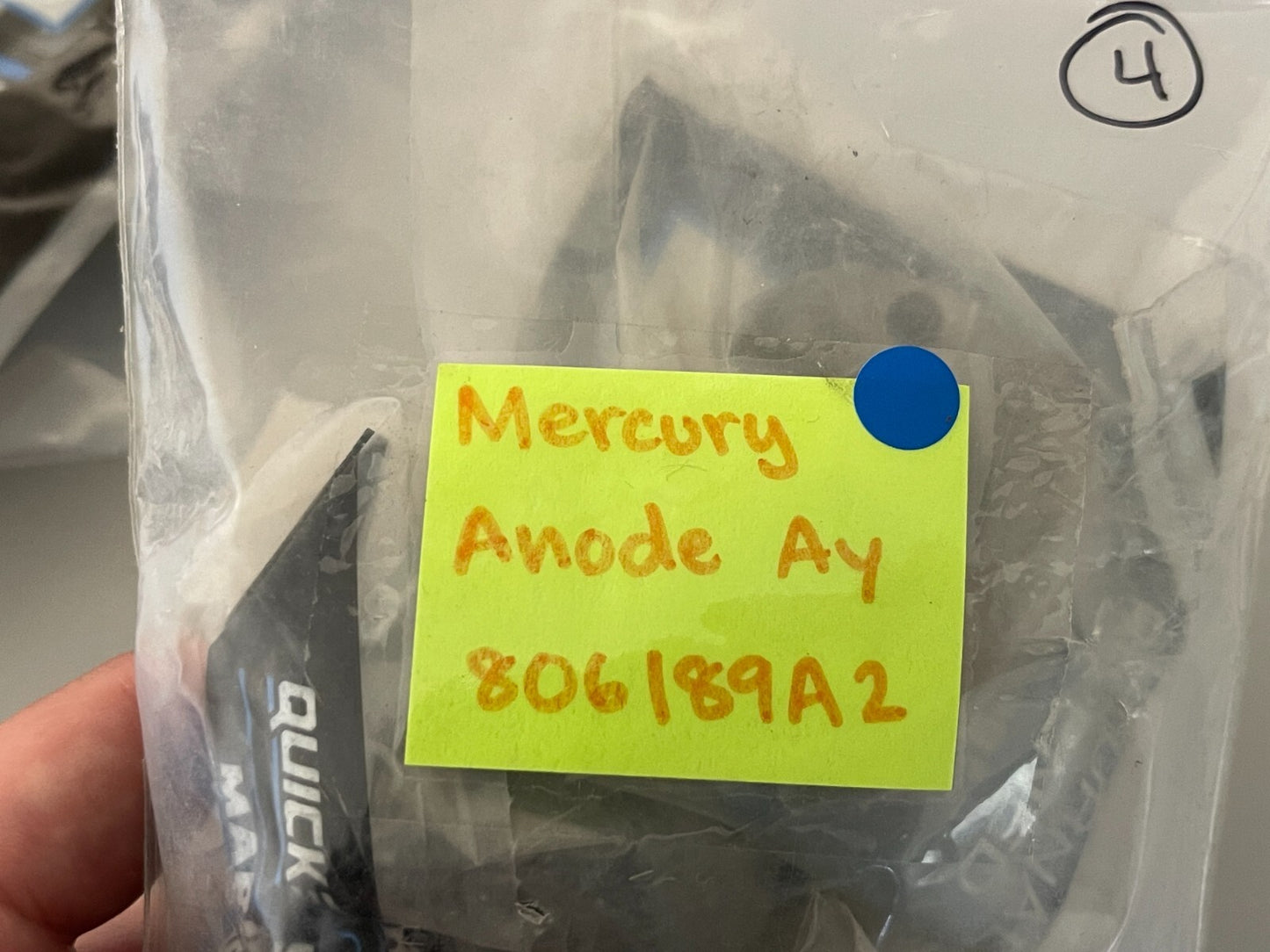 *NEW OEM* 0810 Mercury Quicksilver Anode Assembly 806189A2