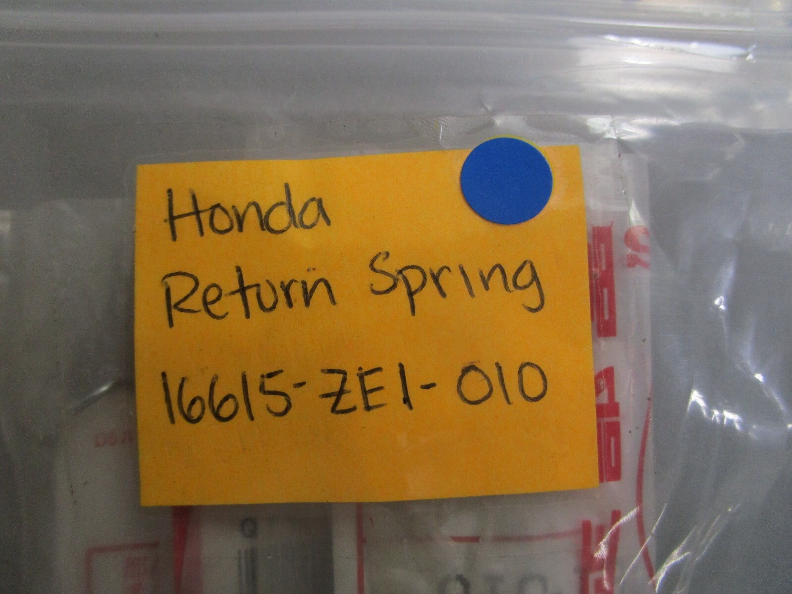 *NEW OEM* (LOT OF 3) 0810 Honda Return Spring 16615-ZE1-010