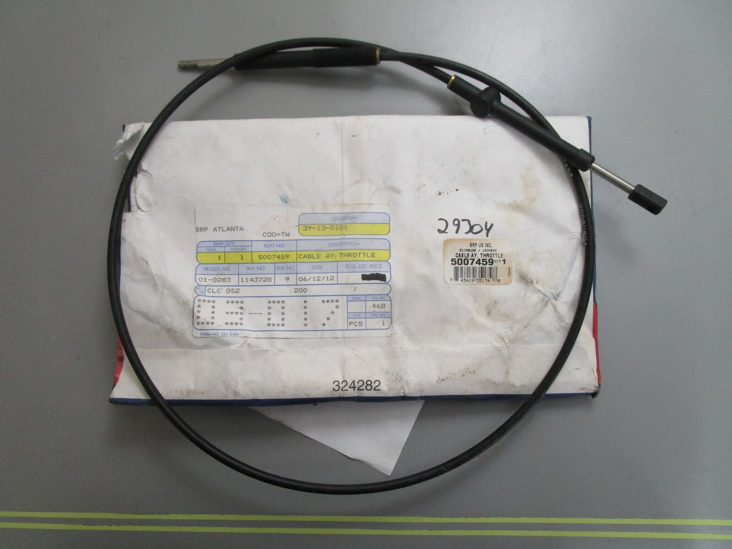 *NEW OEM* 0820 OMC Johnson Evinrude Throttle Cable Ay 5007459