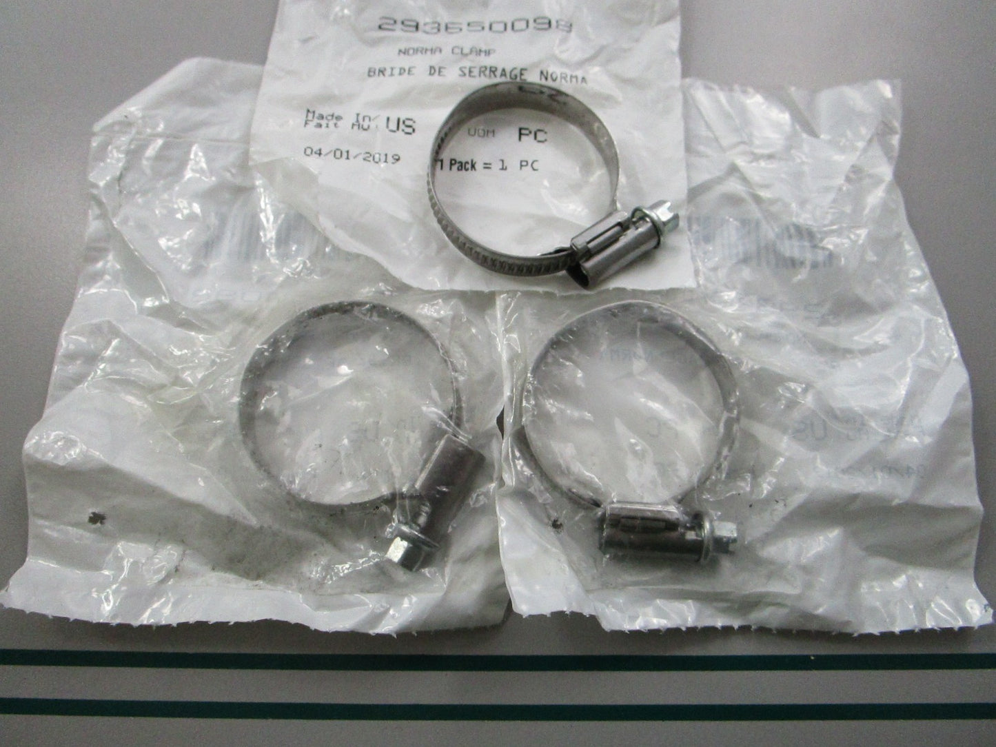 NEW OEM (LOT OF 3) 293650098 Can-Am Clamp 0810