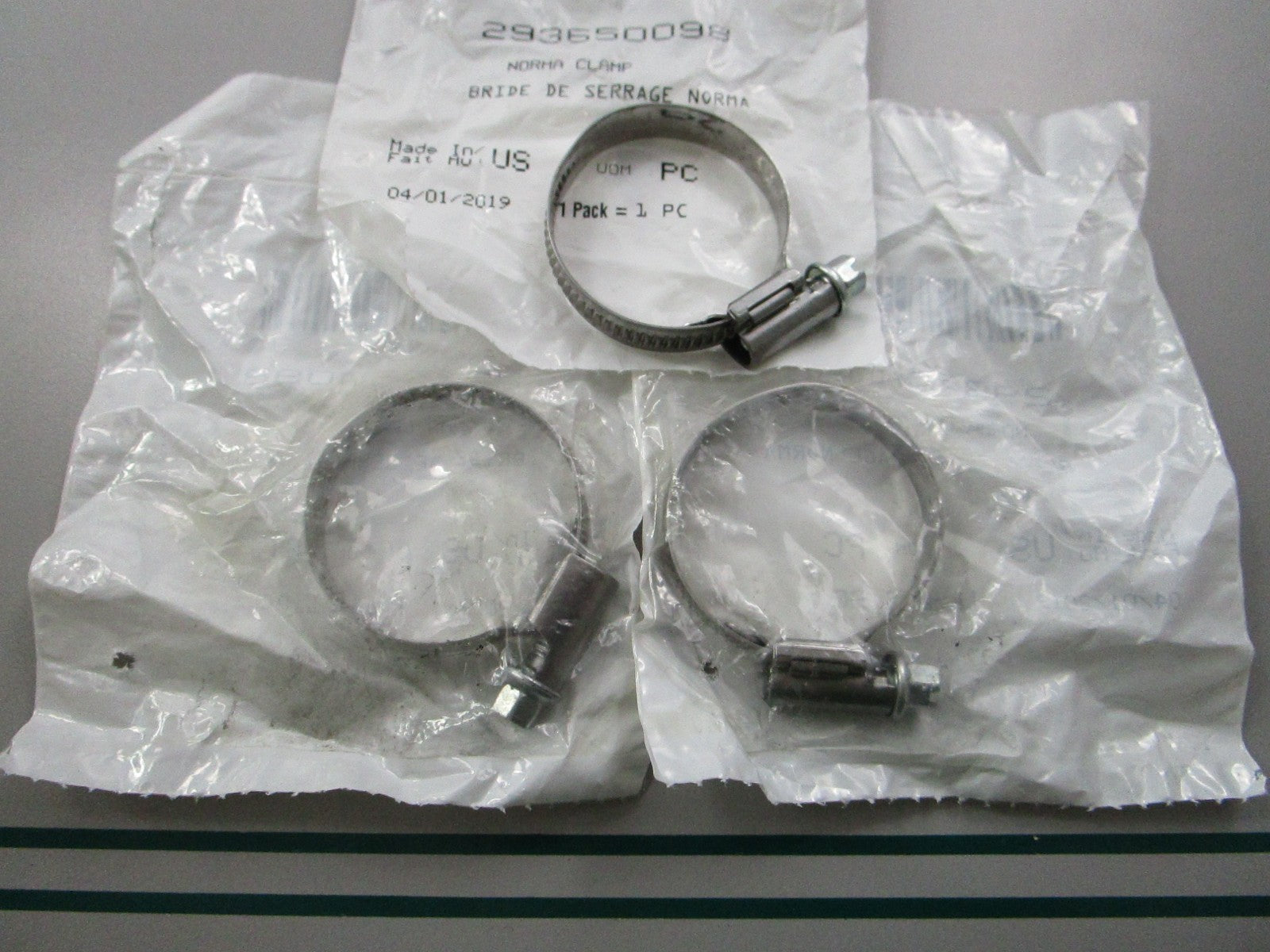 NEW OEM (LOT OF 3) 293650098 Can-Am Clamp 0810