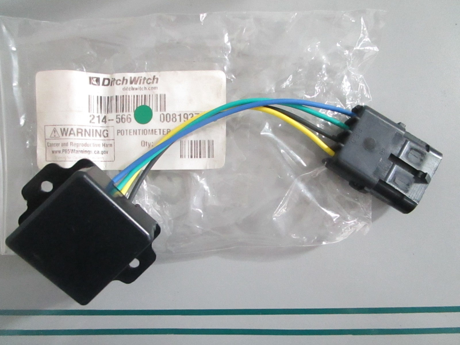 NEW OEM 214-566 Ditch Witch Potentiometer 0820