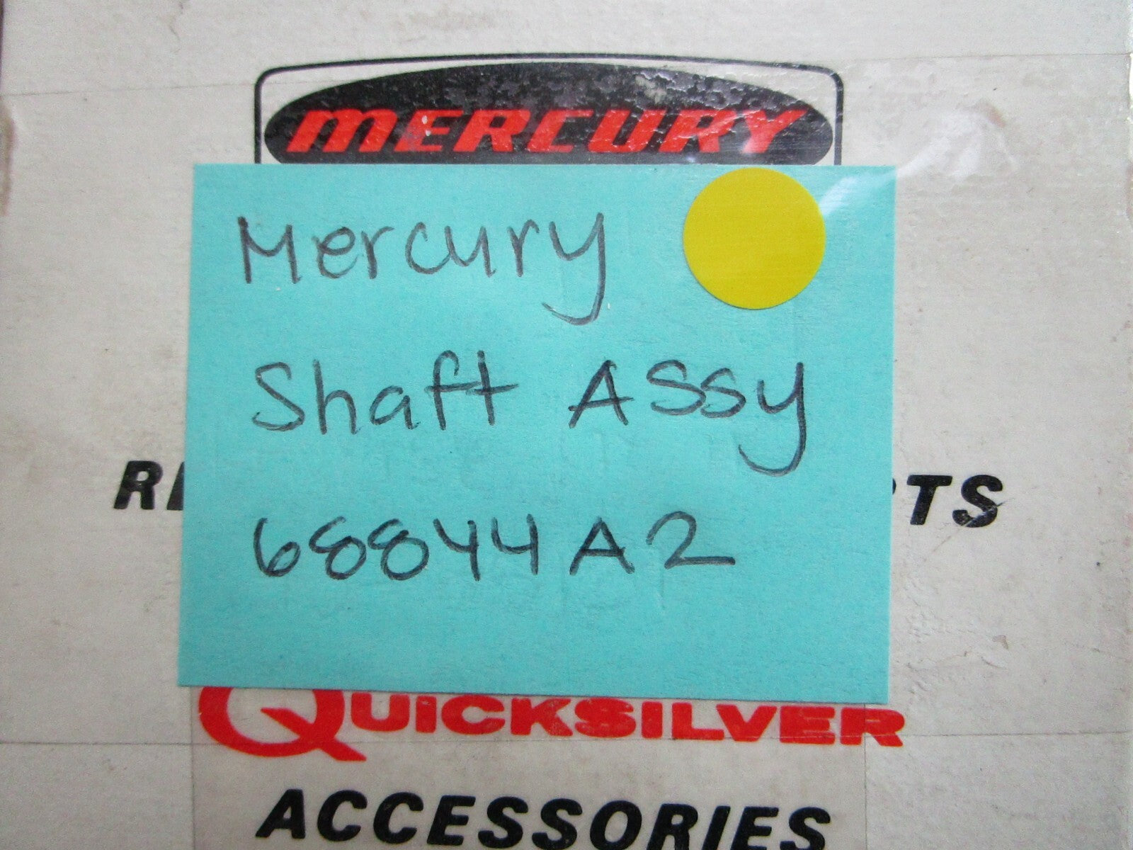 *NEW OEM* 0820 Mercury Quicksilver Shaft Assy 68844A2