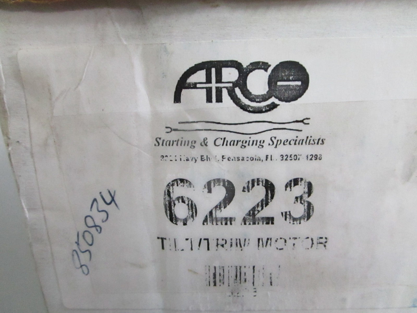 NEW 6223 Arco Tilt/Trim Motor Rep: 850834 Volvo 0820