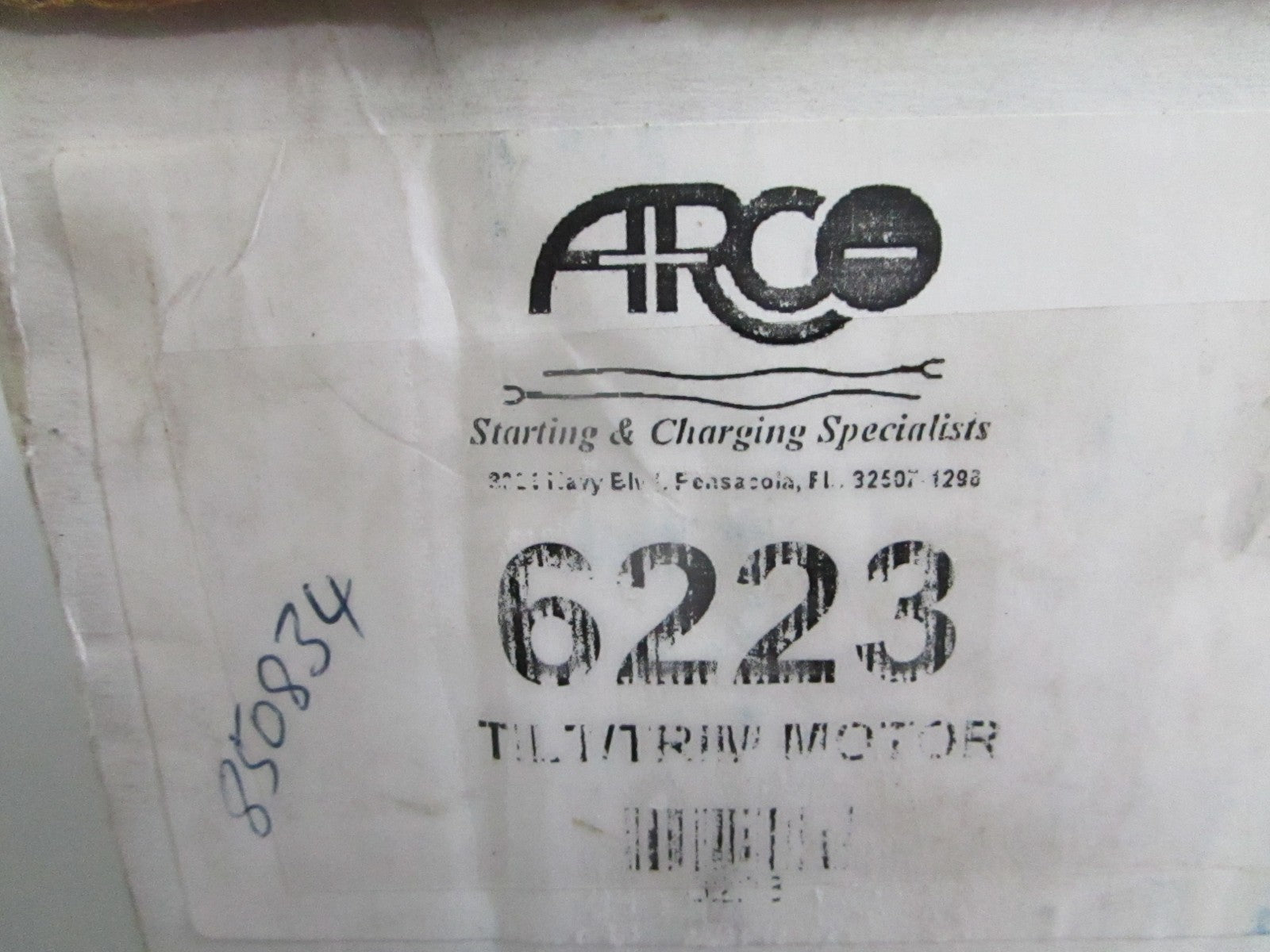 NEW 6223 Arco Tilt/Trim Motor Rep: 850834 Volvo 0820