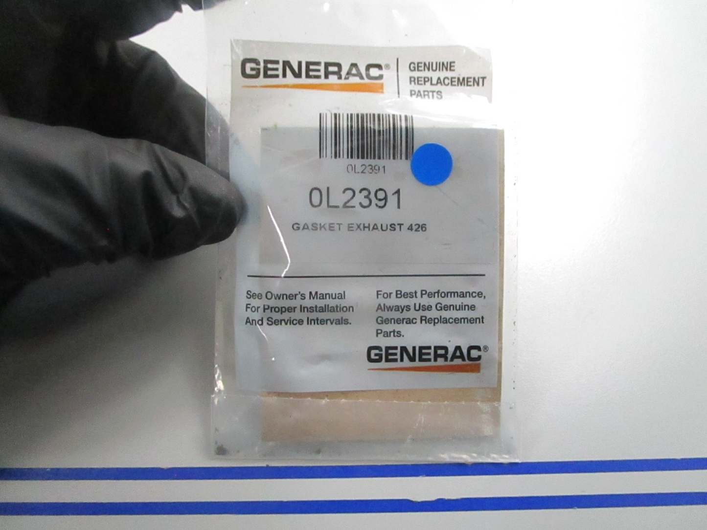 *NEW OEM* 0810 Generac Exhaust 426 Gasket 0L2391