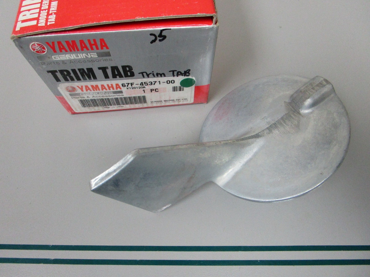 NEW OEM 67F-45371-00-00 Yamaha Trim Tab 0810