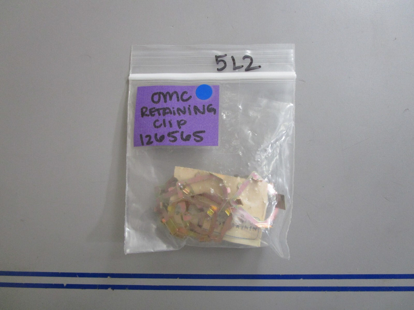 *NEW OEM* (LOT OF 2) 0810 OMC Johnson Evinrude Retaining Clip 126565 0126565