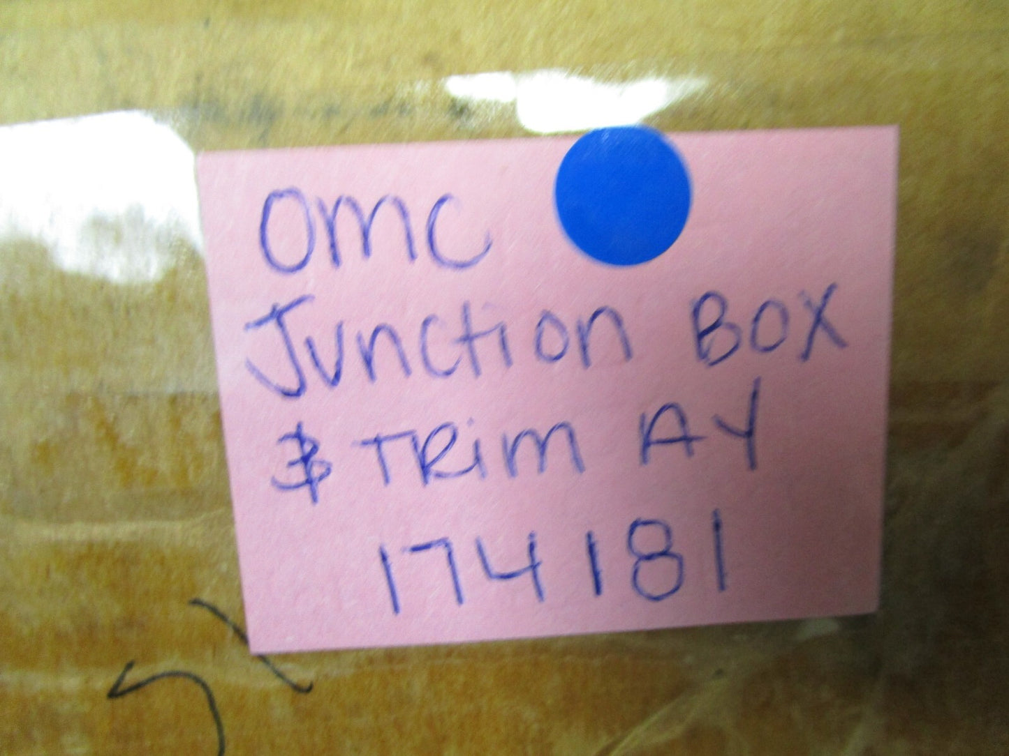 *NEW OEM* 0720 OMC Johnson Evinrude Junction Box & Trim Assembly 174181 0174181