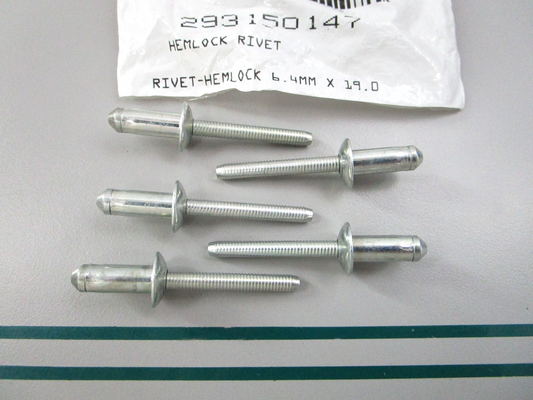 NEW OEM (LOT OF 5) 293150147 Can-Am Hemlock Rivet 0810