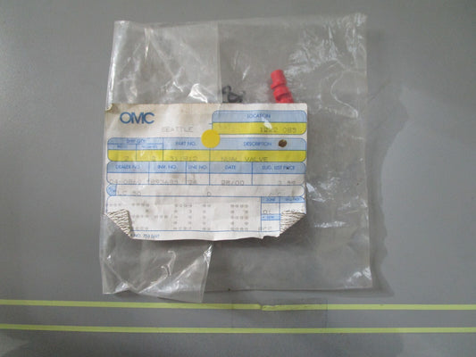 *NEW OEM* 0810 OMC Johnson Evinrude Manual Valve 511812 0511812