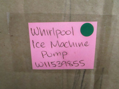 Whirlpool W11539855 NEW OEM Ice Machine Remote Drain Pump KitchenAid Maytag 0820