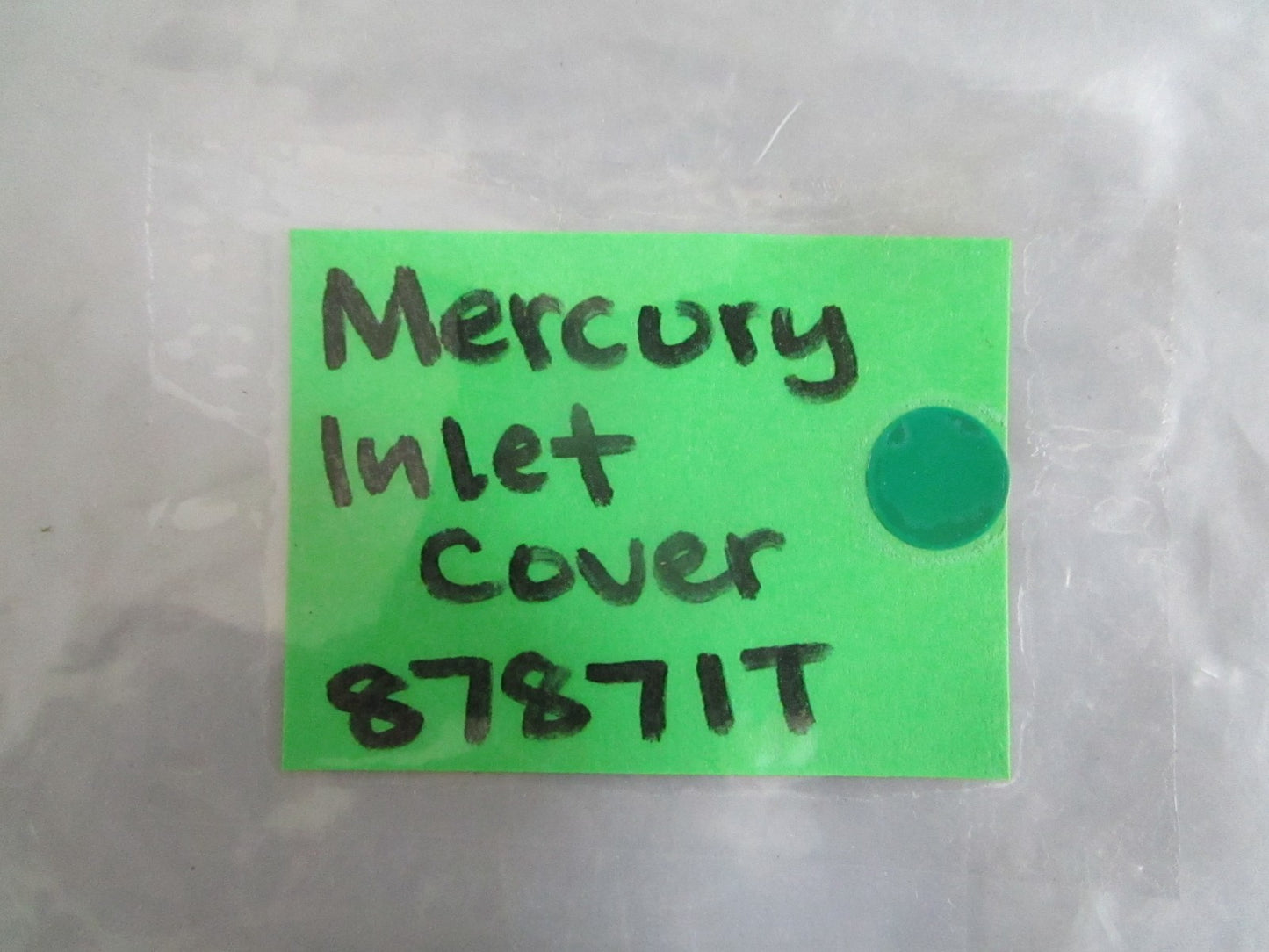 NEW OEM 87871T Mercury Quicksilver Inlet Cover 0820