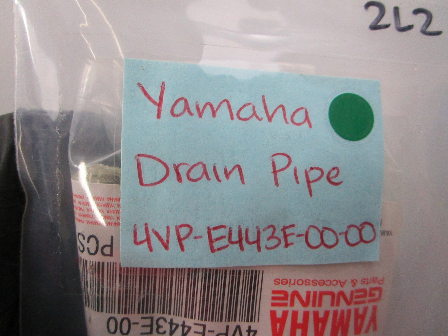 NEW OEM (LOT OF 2) 4VP-E443E-00-00 Yamaha Drain Pipe 0810