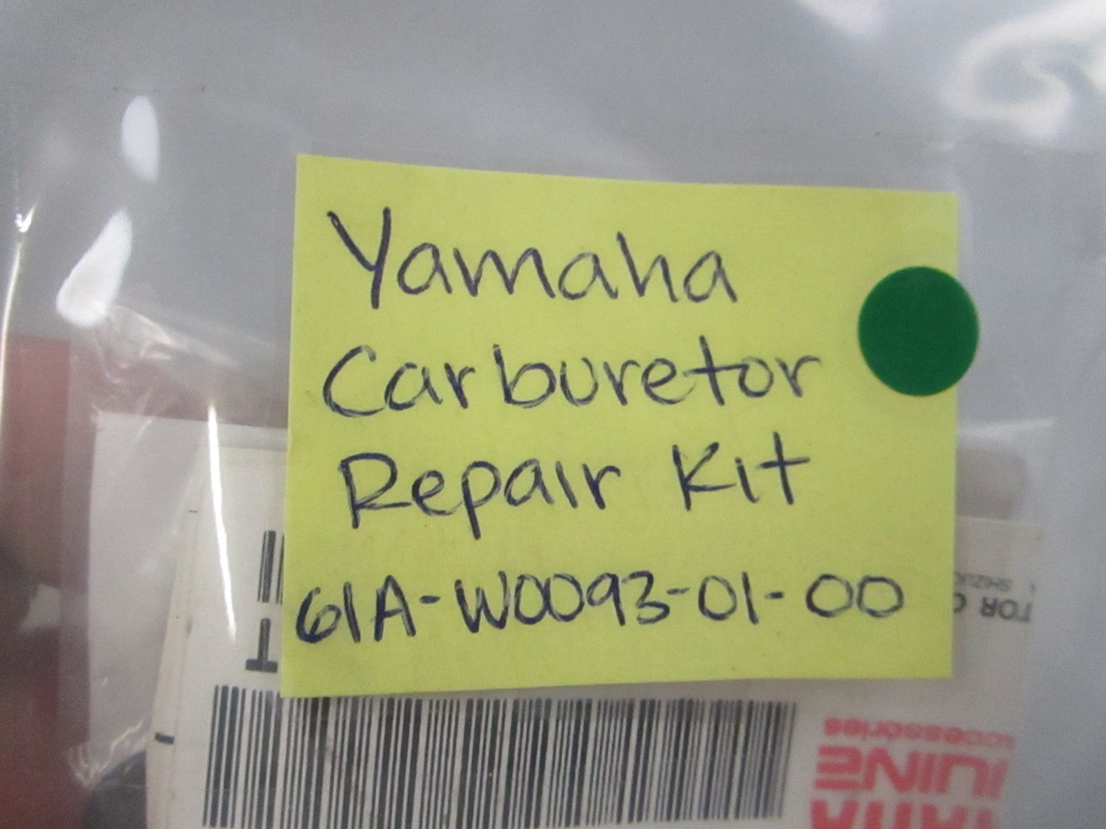 NEW OEM 61A-W0093-01-00 Yamaha Carburetor Repair Kit 0810