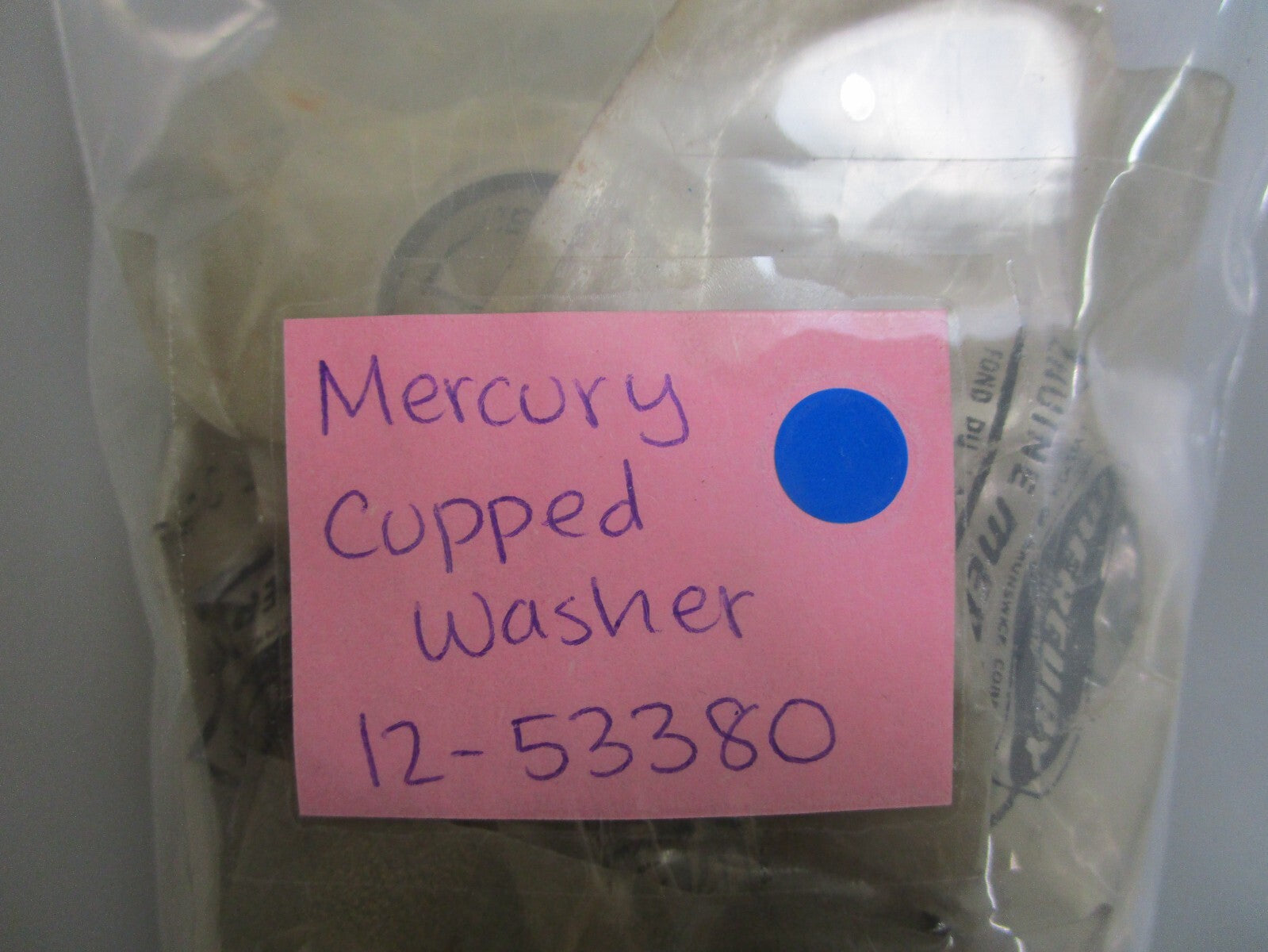 *NEW OEM* (LOT OF 2) 0810 Mercury Quicksilver Cupped Washer 12-53380