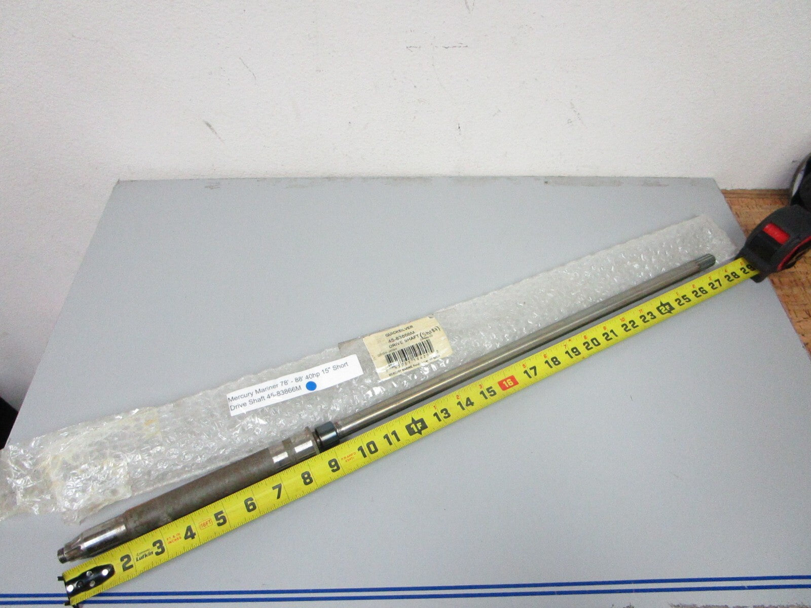 *NEW OEM* 0720 Mercury Mariner 78' - 88' 40hp 15" Short Drive Shaft 45-83866M