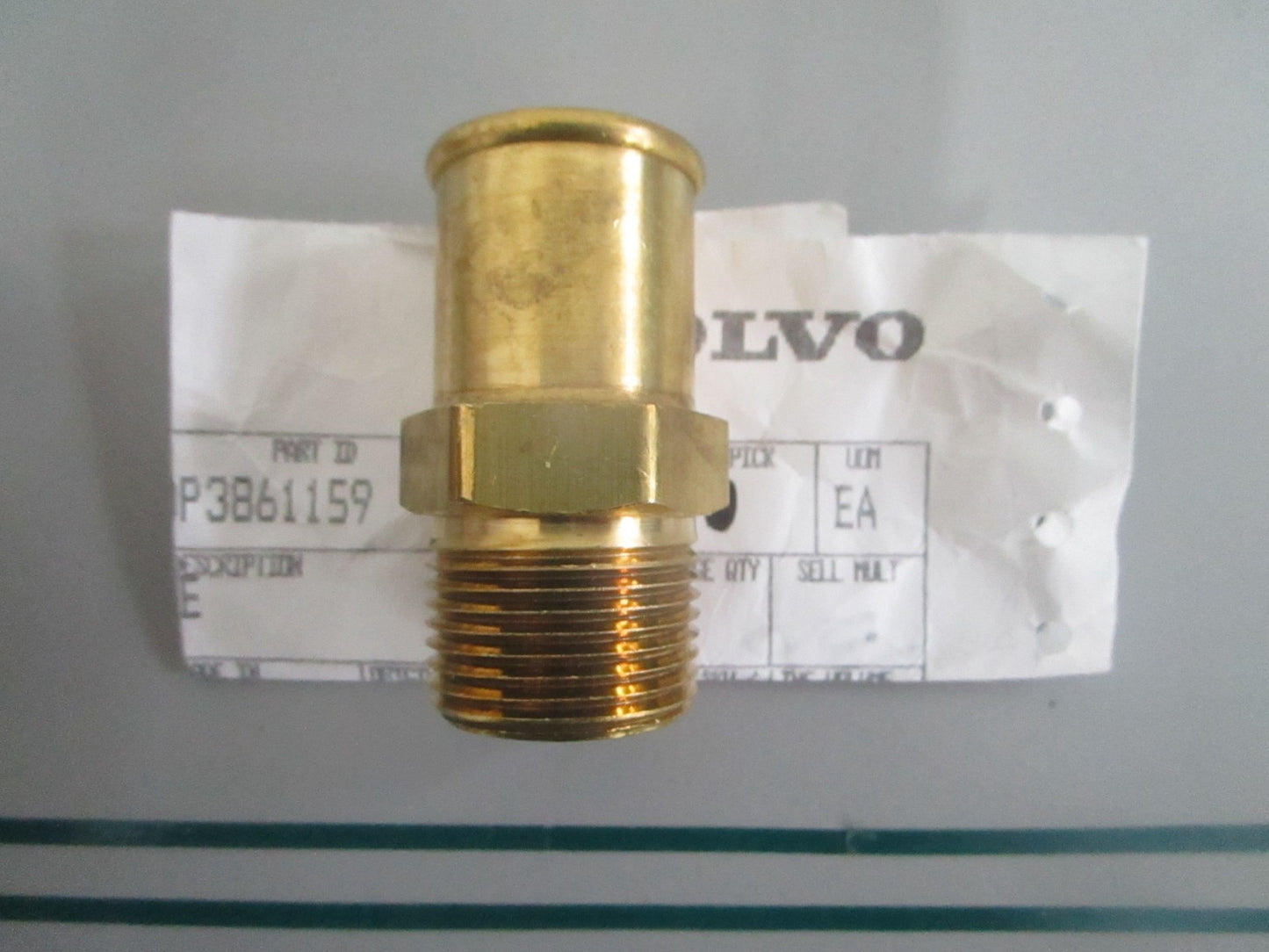 Volvo Penta 3861159 Nipple Marine Engine Fitting NOS Genuine Part NEW OEM 0820