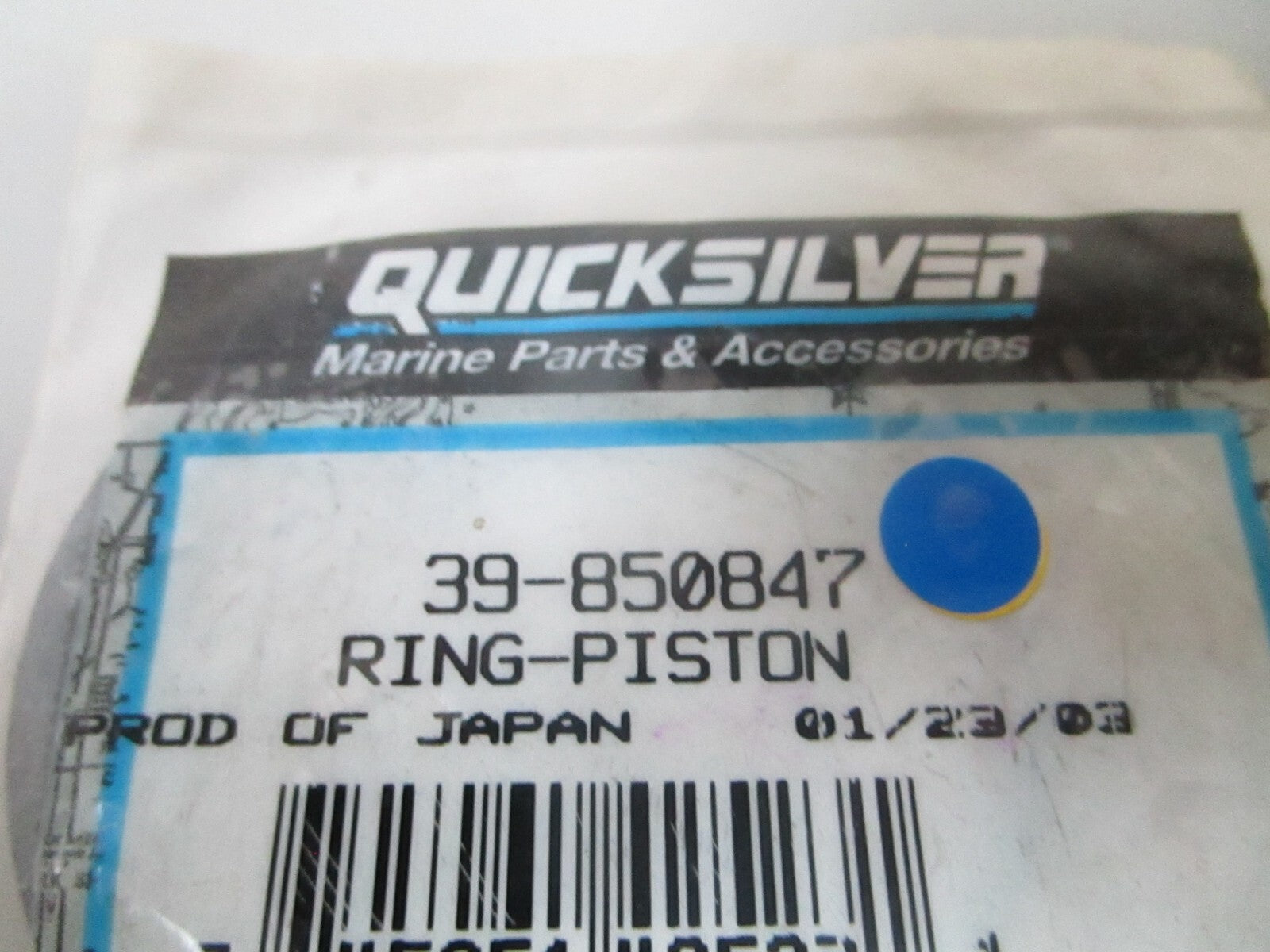*NEW OEM* 0810 Mercury Quicksilver Piston Ring 39-850847