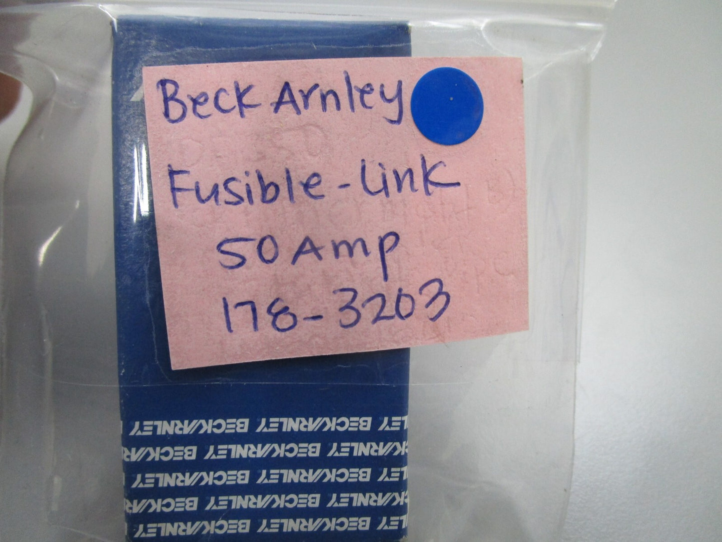*NEW* 0810 Beck Arnley Fusible Link 50 Amp 178-3203