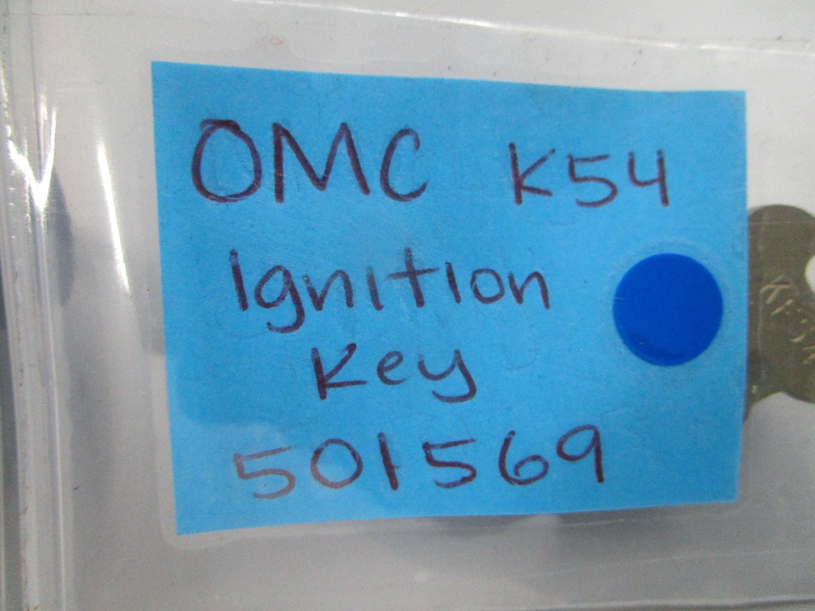 NEW OEM 501569 0501569 OMC Johnson Evinrude K54 Ignition Key 0810