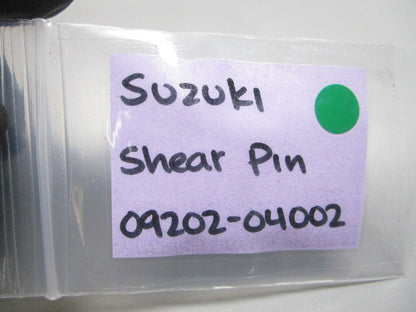 NEW OEM (LOT OF 9) 09202-04002 Suzuki Shear Pin 0810