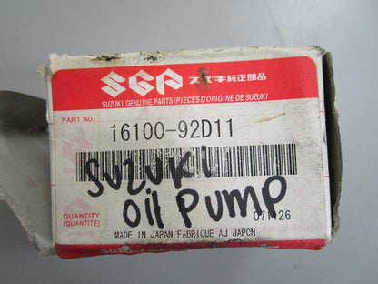 *NEW OEM* 0820 Suzuki Oil Pump Assy 16100-92D11