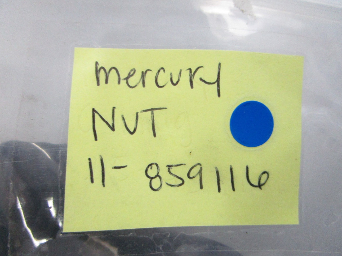 NEW OEM (LOT OF 3) 11-859116 Mercury Quicksilver Nut 0810