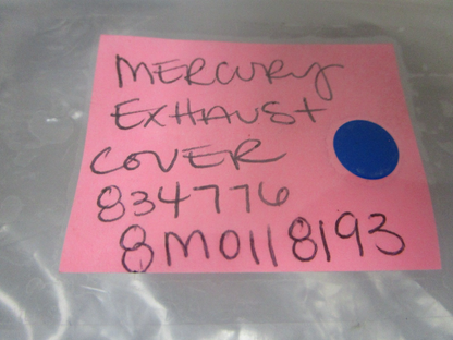 *NEW OEM* 0720 Mercury Quicksilver Exhaust Cover 834776 8M0118193