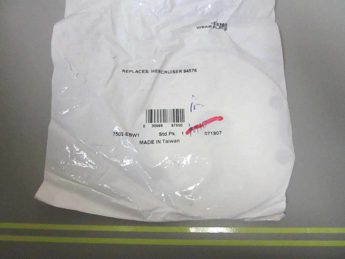 *NEW* 0810 Sierra Wear Plate 18-3350 Replaces: Mercruiser 94576