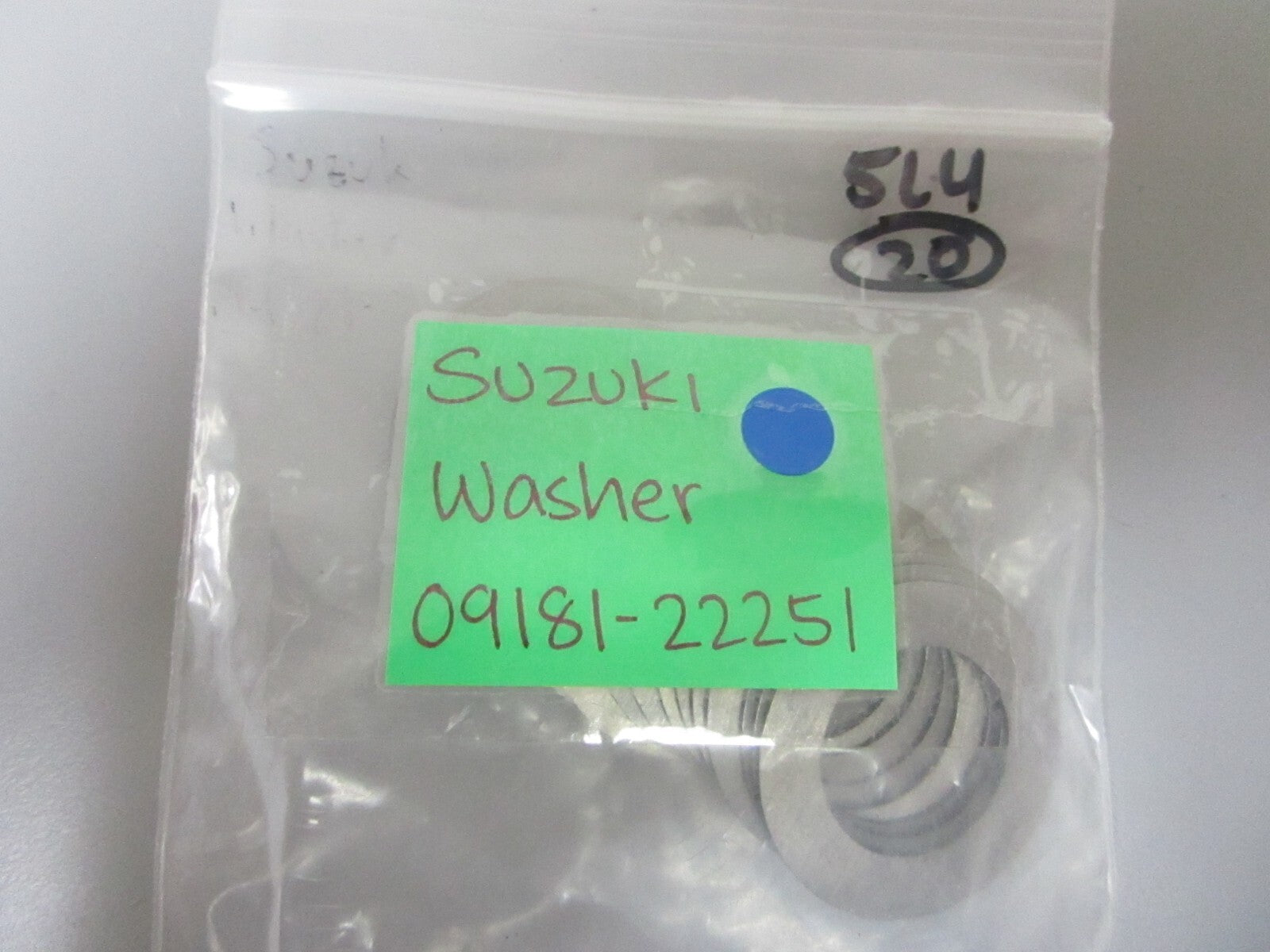 *NEW OEM* (LOT OF 4) 0810 Suzuki Washer 09181-22251