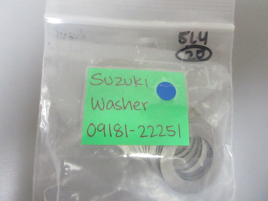 *NEW OEM* (LOT OF 4) 0810 Suzuki Washer 09181-22251