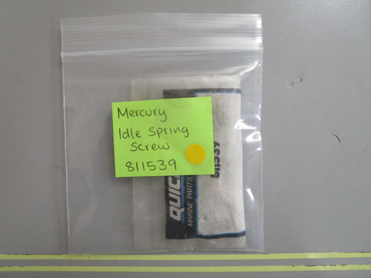 *NEW OEM* 0810 Mercury Quicksilver Idle Spring Screw 811539