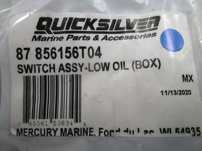 *NEW OEM* 0810 Mercury Quicksilver Low Oil Box Switch Assembly 87 856156T04