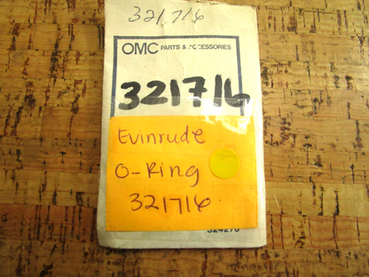 *NEW OEM* (LOT OF 6) 0750 OMC Johnson Evinrude O-RING 321716 0321716