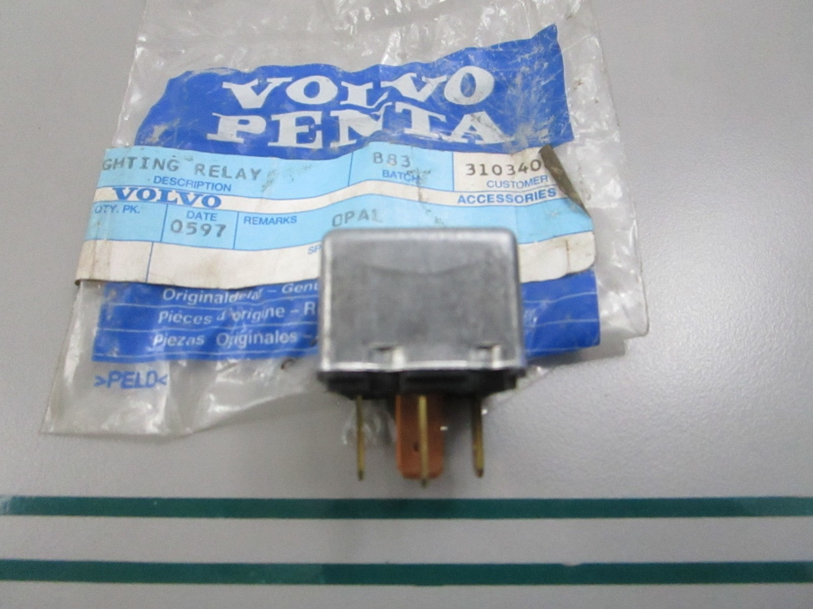 NEW OEM 1504951 Volvo Penta Relay 0810